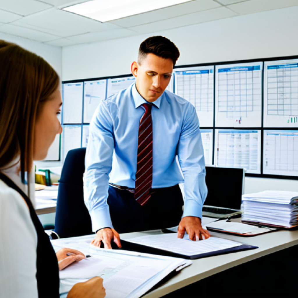 **

"A well-organized local administrative office, fully clothed office workers reviewing permit applications at their desks, appropriate attire, lots of paperwork visible, safe for work, perfect anatomy, natural proportions, professional, bright lighting, clean environment, organizational charts on the wall, family-friendly"

**