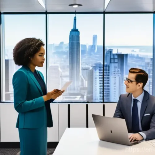 Home 26 지방행정사로 전업하기 위한 준비 - **Prompt:** A diverse group of public service professionals in a bright, modern city government offi...